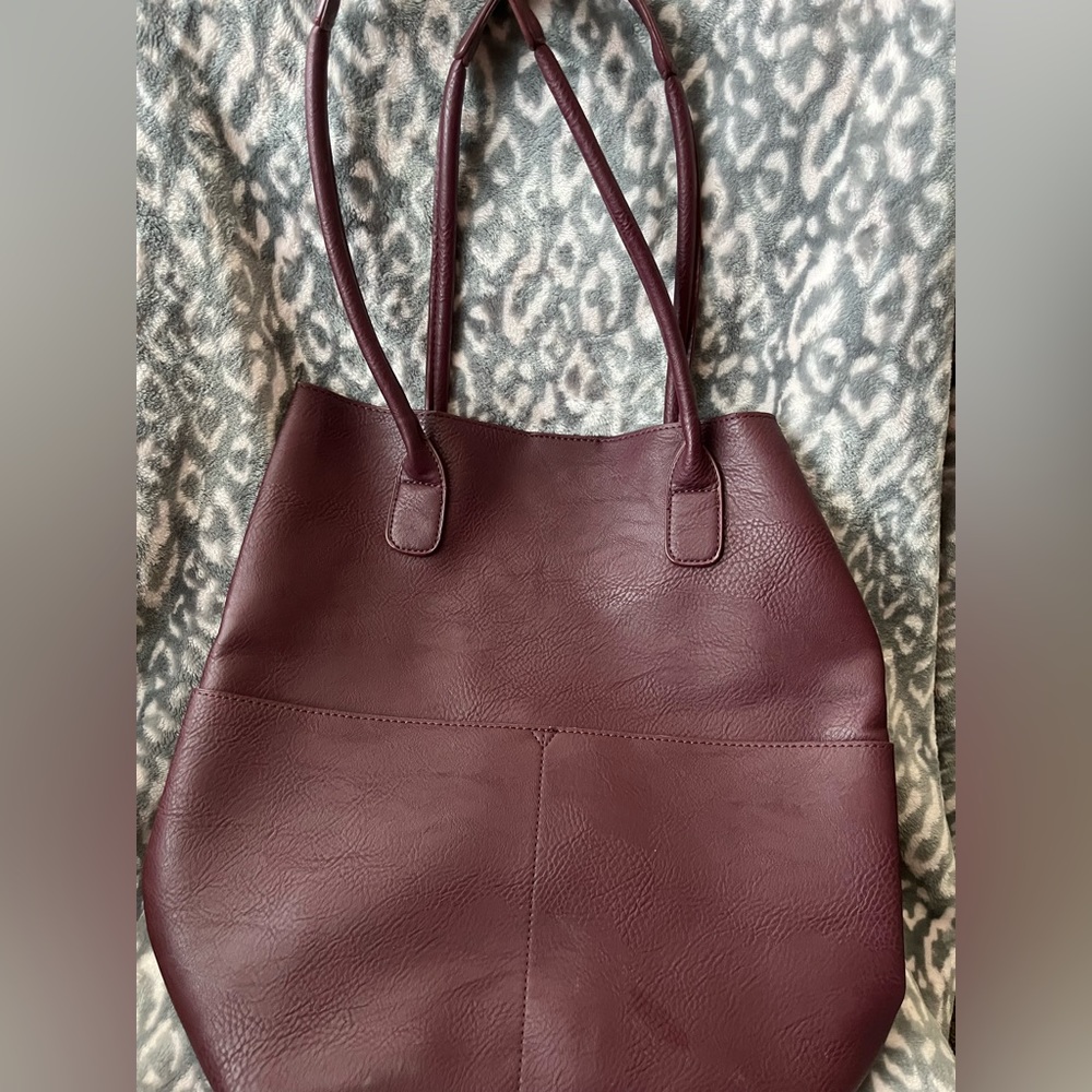 Joy Susan Hobo Bucket Bag Plum